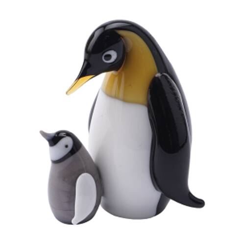Gibson Gifts Artisan Glass Penguin Home Decoration Sculptures/Figurines