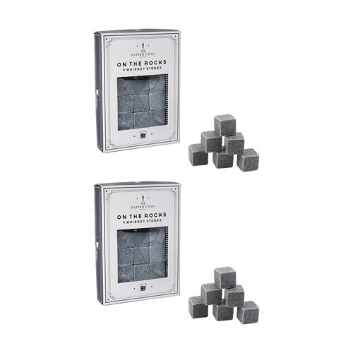 2PK Gibson Gifts Dapper Chap Whiskey Stones Drinkware/Barware Icy Cubes