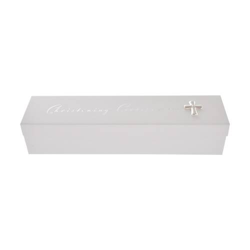 Gibson Gifts Christening Certificate Elegant Box Memory Keepsake White