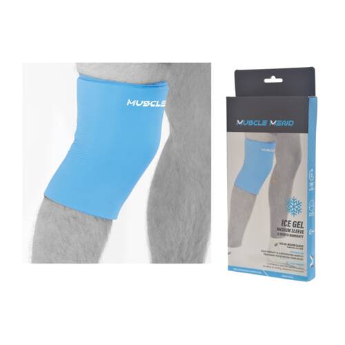 Gibson Gifts Muscle Mend Ice Gel Sleeve Medium Hot/Cold Packs Health Care
