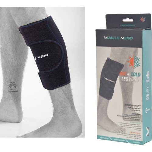 Gibson Gifts Muscle Mend Hot/Cold Leg Wrap Packs Health Care