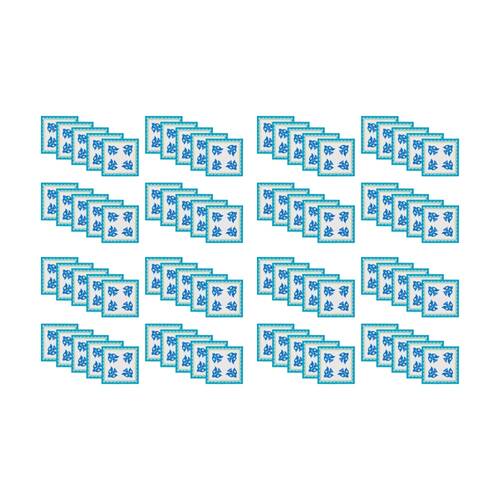 4x 20pc Annabel Trends Blue Festive Paper Napkins Fiesta Bird 23.5x33cm