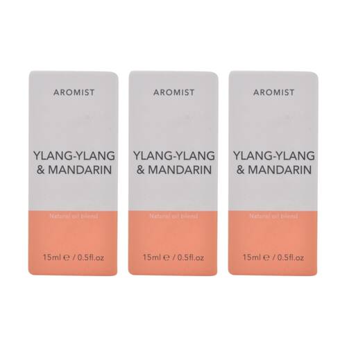 3PK Gibson Gifts Aromist Oil Ylang & Mandarin Natural Remedies Aromotherapy