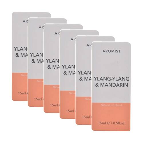 6PK Gibson Gifts Aromist Oil Ylang & Mandarin Natural Remedies Aromotherapy