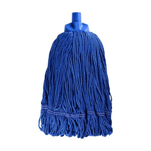 Edco Heavy Duty Enduro 100 Percent Microfibre Mop Head Blue 350g