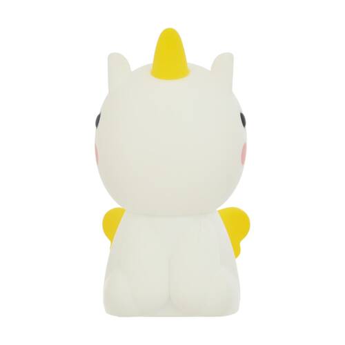 Gibson Gifts Unicorn LED Night Light Colour Changing Rechargeable Silicone White