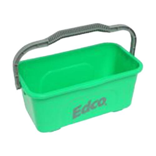 Edco All-Purpose Mop and Squeegee Bucket W/ Durable Handle Green 11L