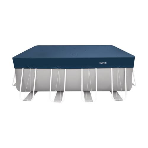 Intex 4x2m Rectangular All-Season Deluxe Pool Cover Blue UV Resistant