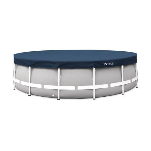 Intex 457x20cm Round All-Season Deluxe Pool Cover Blue UV Resistant