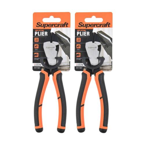 2PK Supercraft Plier Circlip 4-In-1 Combination Set Non-Slip Vinyl Grip