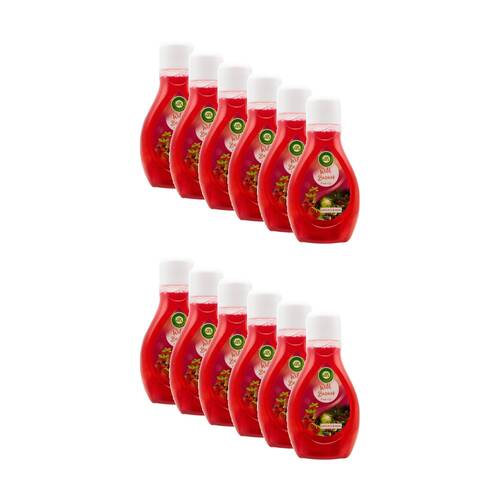 12PK Air Wick Freshener Fresh N Up Home Fragrance Wild Berry 375ml