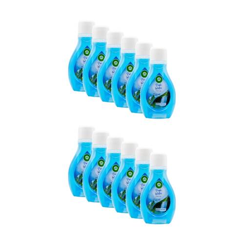 12PK Air Wick Freshener Fresh N Up Home Fragrance Water 375ml