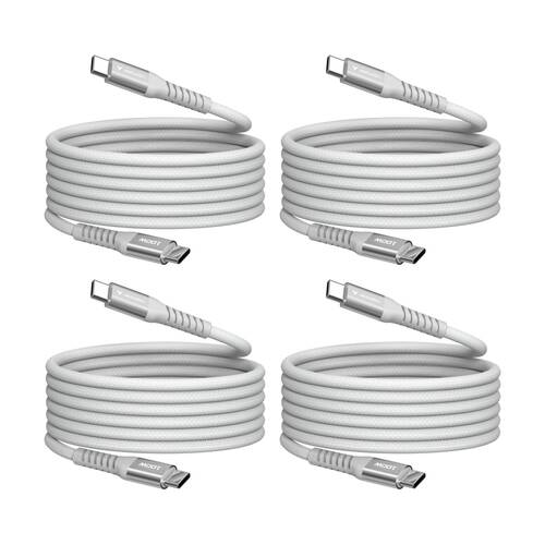 4PK VERBATIM USB-C-to-USB-C 100W Device Charger Cable Cord 120cm Grey