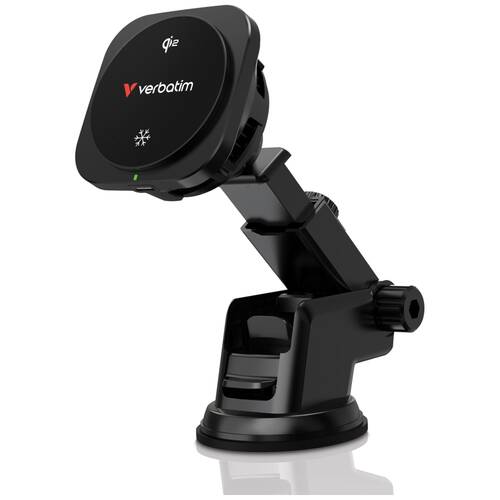 VERBATIM Charge 'n' Drive Qi2 Magnetic Car Charger CND-02 Wireless