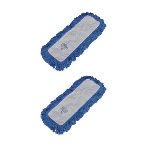 2PK Edco Replacement Mod Acrylic Fringe Electrostatic Dust Control Mop 61x15cm
