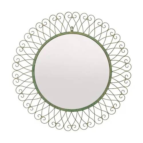 Large Florentine Metal Mirror Rustic Decorative Wall Art