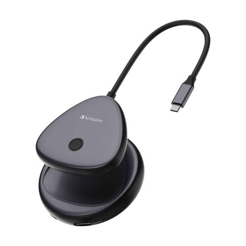 VERBATIM Portable USB-C Wireless 30hz HDMI Adapter Universal Compatible 4K