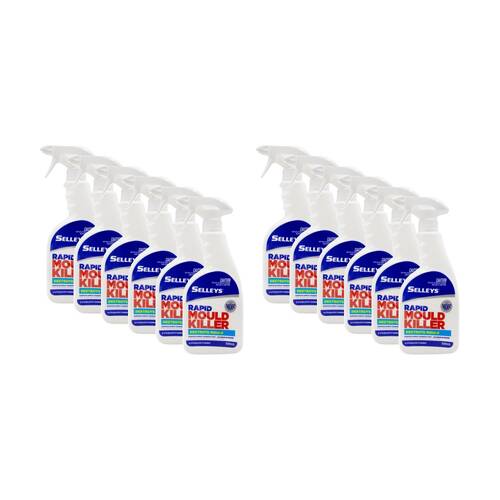 12PK Selleys Rapid Mould Killer Surface Spray Disinfectant Household Grade 500mL