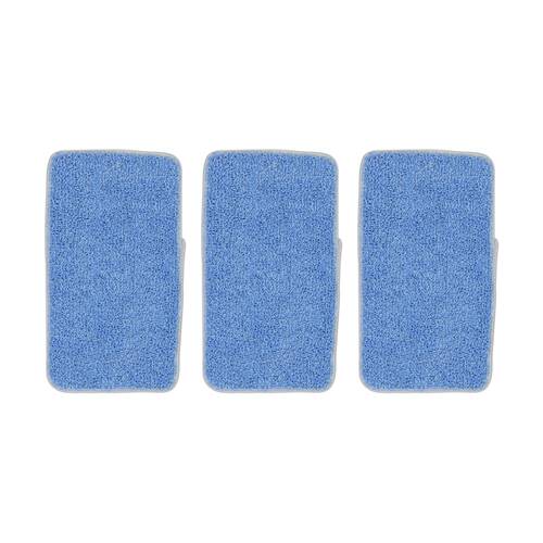 3PK Duop Floors Glass Windows Mirrors Reusable Microfibre Cleaning Pad Medium