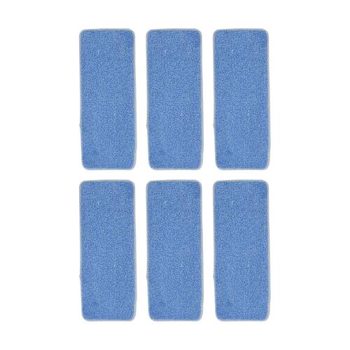 6PK Duop Floors Glass Windows Mirrors Reusable Microfibre Cleaning Pad Large