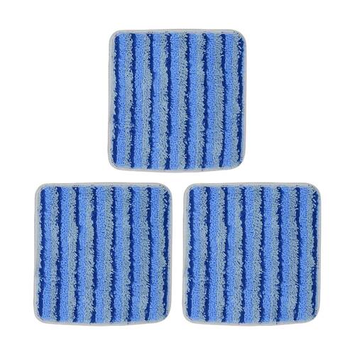 3PK Duop Floors Glass Windows Mirrors Reusable Microfibre Scouring Pad Small