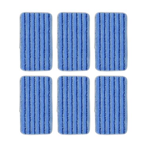 6PK Duop Floors Glass Windows Mirrors Reusable Microfibre Scouring Pad Medium