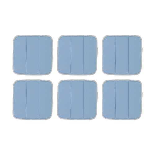 6PK Duop Smooth Surface Glass Windows Mirrors Microfibre Cleaning Pad Small
