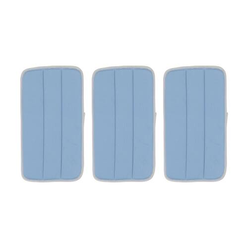 3PK Duop Smooth Surface Glass Windows Mirrors Microfibre Cleaning Pad Medium