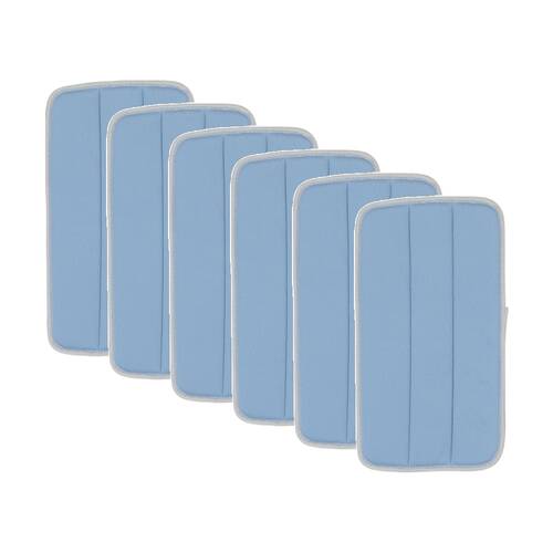 6PK Duop Smooth Surface Glass Windows Mirrors Microfibre Cleaning Pad Medium