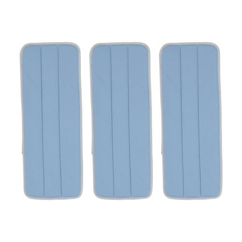 3PK Duop Smooth Surface Glass Windows Mirrors Microfibre Cleaning Pad Large