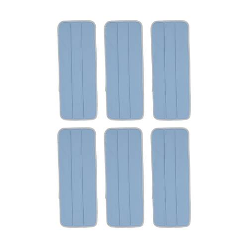 6PK Duop Smooth Surface Glass Windows Mirrors Microfibre Cleaning Pad Large