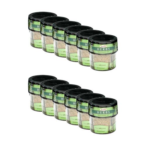 12PK Medallion 4-In-1 Seasoning Mix W/ Rosemary Oregano Basil & Mixed Herbs 16g