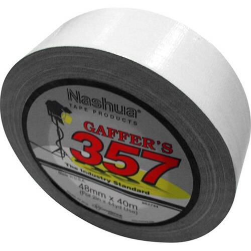 Nashua 40Mt x 48mm Gaffer Tape White Water Resistant