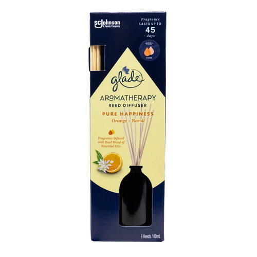 Glade Reed Diffuser Aromatherapy Pure Happiness Orange & Neroli 80ml