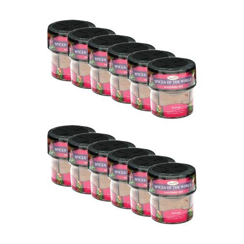 12PK Medallion 4-In-1 Spices Of The World Seasoning Mix MSG Free 54g