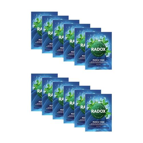 12PK Radox Mineral Therapy Muscle Soak Bath Salts 400g Herbal Blended W/ Thyme