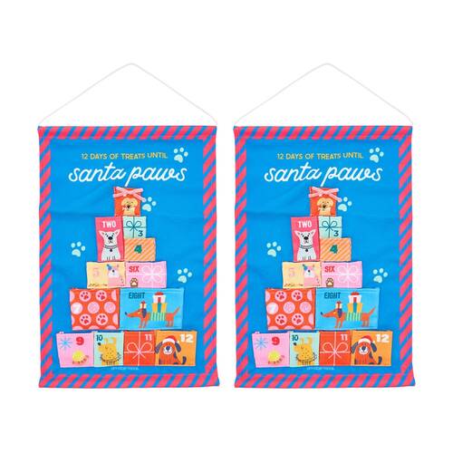 2PK Annabel Trends 12-Day Christmas Advent Calendar For Dogs 39x58.5cm