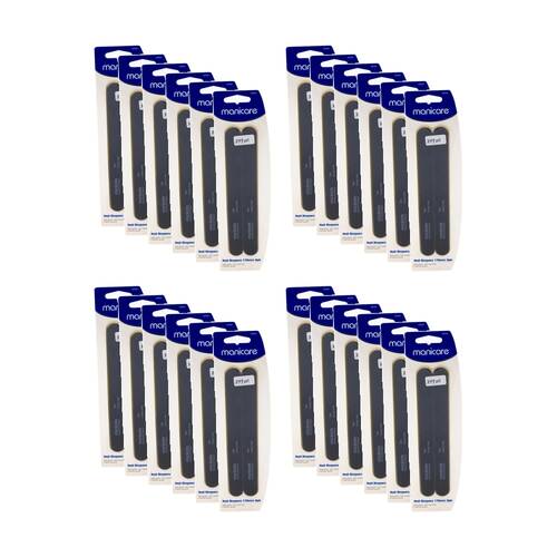 24x 2pc Manicare Nail Shapers Fine Extra Professional Quality Product 175mm