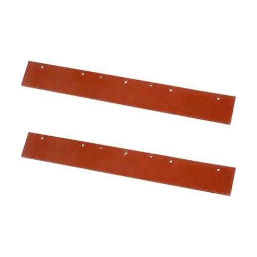 2PK Edco Heavy Duty Grease Resistant Rubber Floor Squeegee Refill Red 75cm