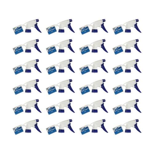 24PK Edco Adjustable Setting 257mm Stem Spray Trigger For Use With 500ml Blue