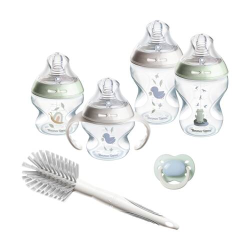 Tommee Tippee Natural Start Newborn Starter Set W/ Anti-Colic Bottles Pond