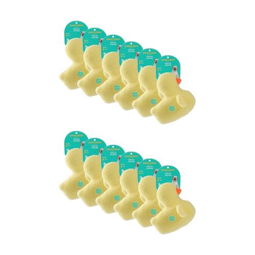 12x Paws And Claws Soft Plush Sherpa Animals Dog Chew/Cuddle Squeaker Toy Assorted