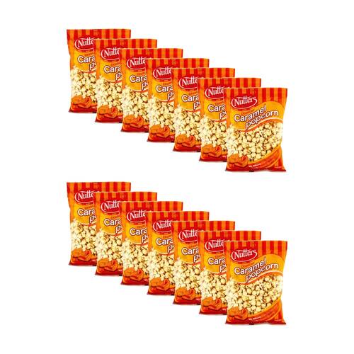 14PK Nutters Original Crunchy Caramel Coated Popcorn Ready To Eat Snack 150g