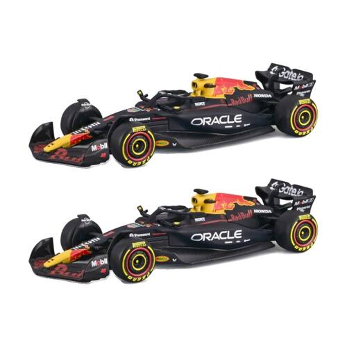 2PK Bburago Red Bull F1 RB21 Race Car Verstappen Model 2025 Edition Toy