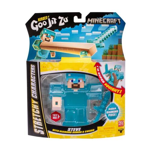 Heroes Of Goo Jit Zu Minecraft Hero Stretchy Assorted 2.5in