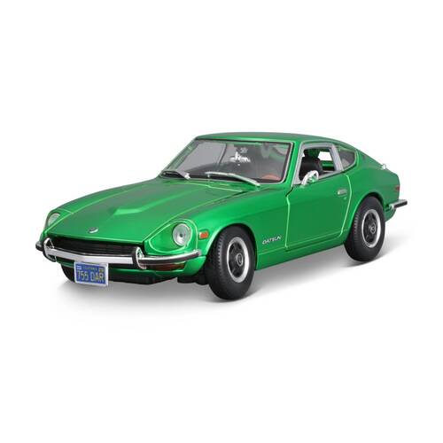 Maisto 1971 Datsun 240Z Metallic Green Diecast Model Car Replica 75cm