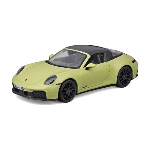 Maisto Diecast Model 1 18 2025 Porsche 911 Targa 4 GTS Car Replica Yellow 18cm
