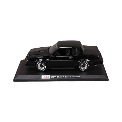 Maisto 1987 Buick Grand National Diecast Model Car Replica Black