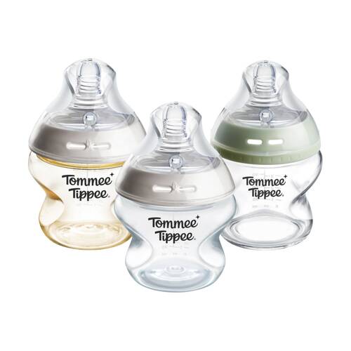 3pc Tommee Tippee Natural Start Newborn Bottle Discovery Set 0m+ 150ml