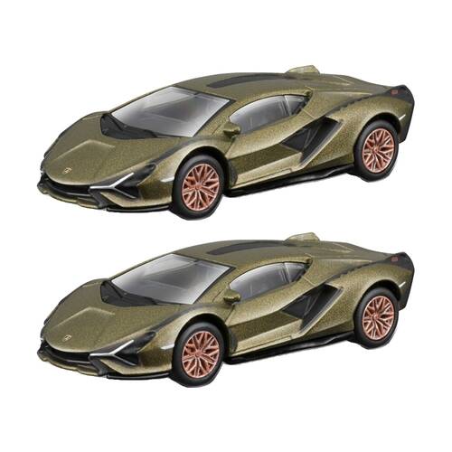 2x 2pc Maisto Speed Icon Lamborghini Sian FKP 37 Diecast Model Car Set
